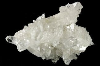 Clear Quartz Crystal Cluster - Brazil #253275