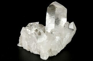 Clear Quartz Crystal Cluster - Brazil #253277
