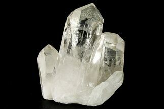 Clear Quartz Crystal Cluster - Brazil #253298