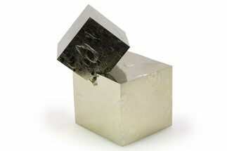 Natural Pyrite Cube Cluster - Spain #253792