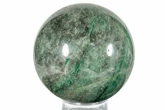 Polished Fuchsite Sphere - Madagascar #253315