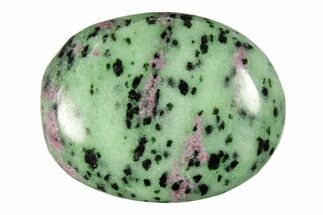 Polished Ruby Zoisite Pocket Stone #255021