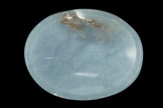 Polished Angelite (Blue Anhydrite) Worry Stones - Size #255481