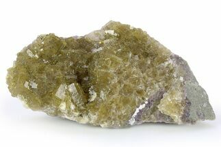 Gemmy Yellow Fluorite with Glittering Pyrite - Spain #255705