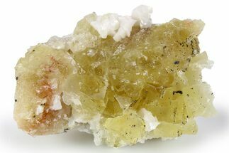 Gemmy Yellow Fluorite with Phantoms - Spain #255707