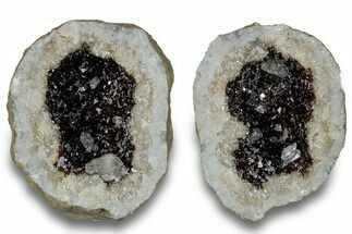 Keokuk Geode with Calcite Crystals - Missouri #255940