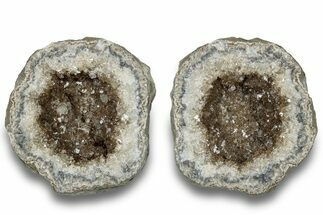 Keokuk Geode with Calcite Crystals - Missouri #255972