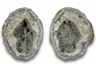 Keokuk Geode with Calcite Crystals - Missouri #255977