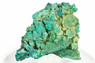 Green Conichalcite on Chrysocolla - Namibia #247979