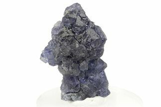 Purple Cube-Dodecahedron Fluorite Crystal - China #257580