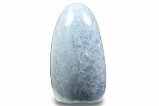 Polished, Free-Standing Blue Calcite - Madagascar #258662