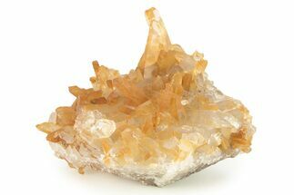 Tangerine Quartz Crystal Cluster - Brazil #259273