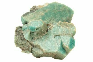 Teal-Blue Amazonite Crystal Cluster - Lake George, Colorado #259936