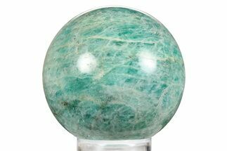 Chatoyant, Polished Amazonite Sphere - Madagascar #260922