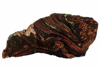 Polished Tiger Iron Stromatolite Slab - Billion Years #262012