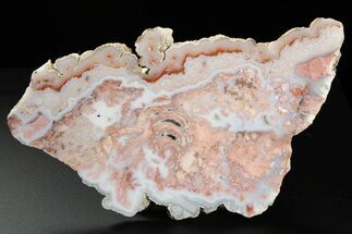 Polished Cotton Candy Agate Slab - Mexico #263893