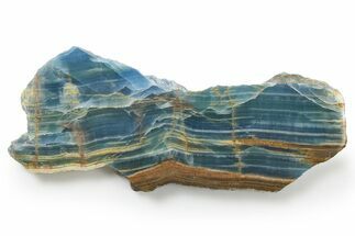 Polished Blue Calcite Slab - Argentina #264335