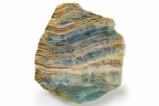 Polished Blue Calcite Slab - Argentina #264340