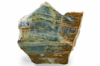 Polished Blue Calcite Slab - Argentina #264343