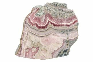 Polished Banded Rhodochrosite Slab - Argentina #264675