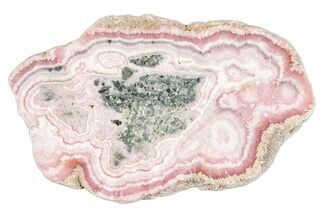 Polished Banded Rhodochrosite Slab - Argentina #264678