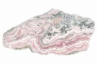 Polished Banded Rhodochrosite Slab - Argentina #264681