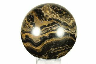 Polished Stromatolite (Greysonia) Sphere - Bolivia #264436