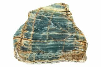 Polished Blue Calcite Slab - Argentina #264387
