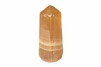 Polished Banded Honey Calcite Obelisk - Pakistan #266915
