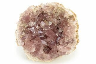 Sparkly Pink Amethyst Geode Section - Argentina #271274