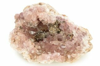 Sparkly Pink Amethyst Geode Section - Argentina #271290