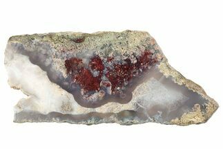 Polished Colorful Moss Agate Slab - Java, Indonesia #271507