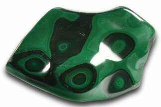 Banded Polished Malachite Specimen - DR Congo #273907