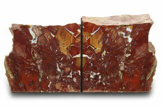 Tall, Red and Yellow Jasper Bookends - Marston Ranch, Oregon #274837