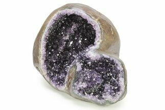 Dark Purple Amethyst Geode - Uruguay #275663