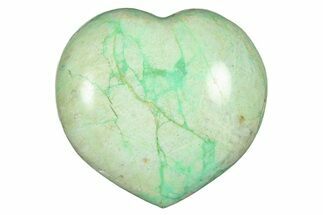 Polished Garnierite Heart - Madagascar #277979