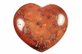 Colorful Carnelian Agate Heart #277955