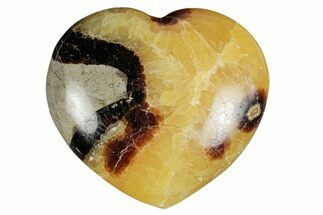 Polished Septarian Heart - Madagascar #278030