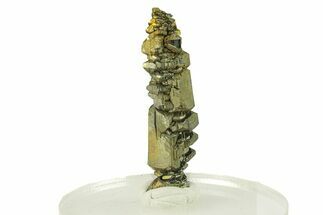 Iridescent Marcasite Crystal Stalactite - Linwood Mine, Iowa #278259