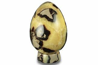 Polished Septarian Egg with Stand - Madagascar #278268