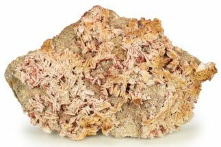 Top-Quality, Ruby Red Vanadinite Crystals on Barite - Morocco #278226