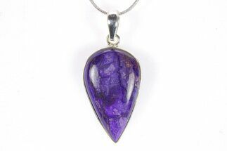 Polished Sugilite Pendant (Necklace) - Sterling Silver #278590