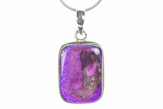 Polished Sugilite Pendant (Necklace) - Sterling Silver #278595