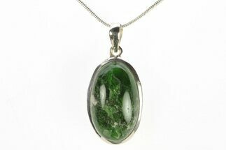 Chrome Diopside Pendant (Necklace) - Sterling Silver #278811
