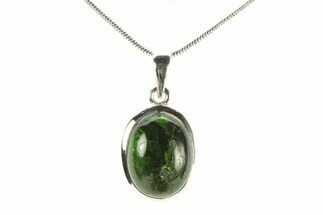 Chrome Diopside Pendant (Necklace) - Sterling Silver #278827