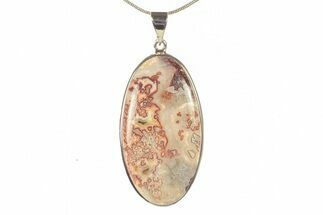 Polished Crazy Lace Agate Pendant - Mexico #279169