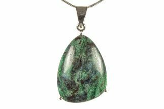 Sparkly Fuchsite Pendant (Necklace) - Sterling Silver #279406