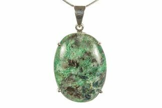 Sparkly Fuchsite Pendant (Necklace) - Sterling Silver #279415