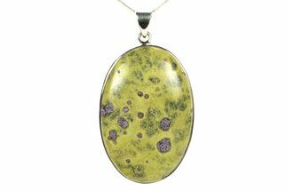 Polished Atlantisite Pendant (Necklace) - Sterling Silver #279434