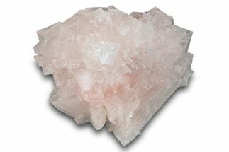 Pink Halite Crystal Cluster - Trona, California #279793